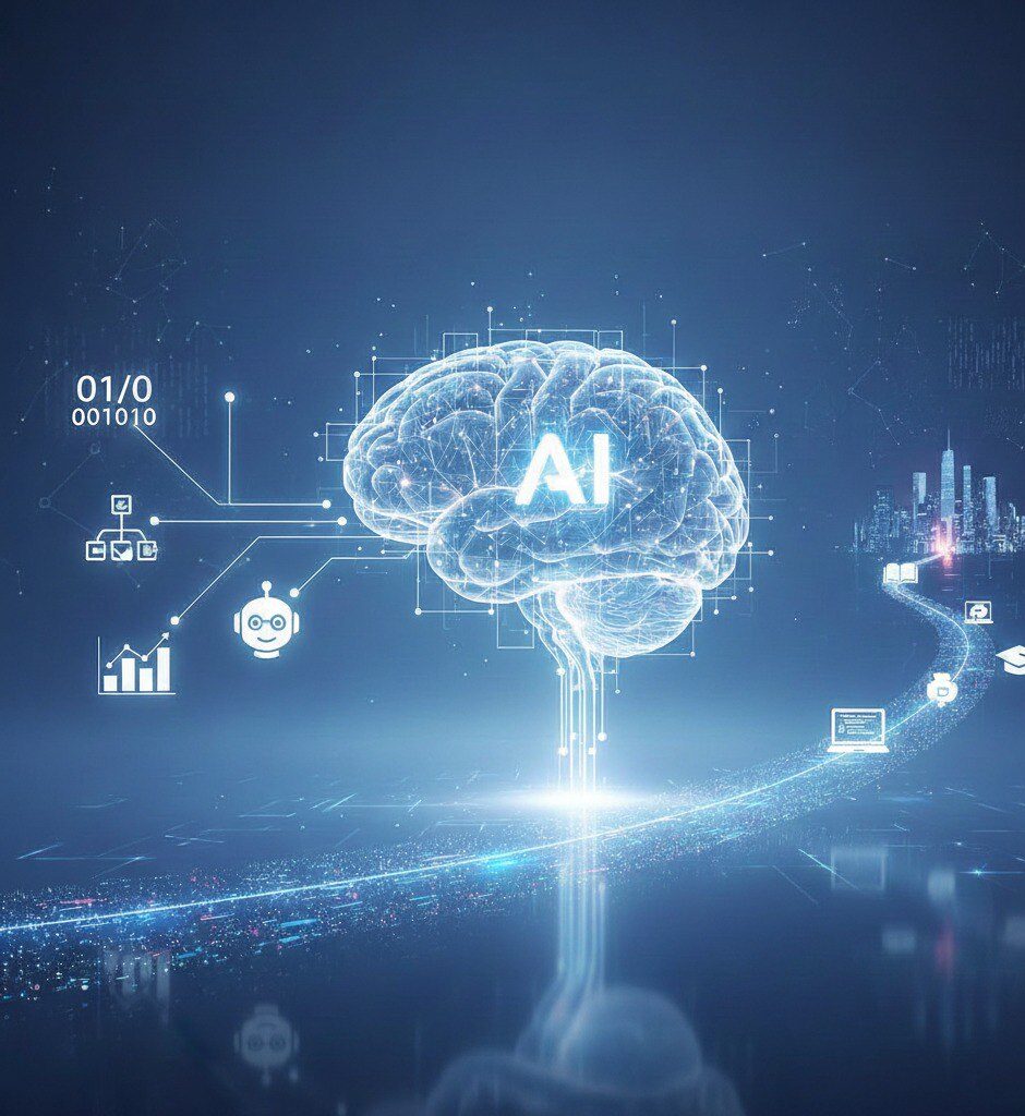 هوش مصنوعی به زبان ساده: 7 مرحله مهم؛ از مفاهیم تا مسیر حرفه‌ای یادگیری