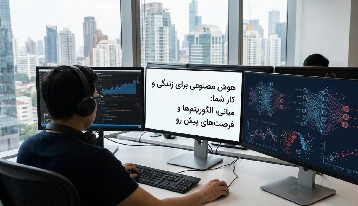 هوش مصنوعی برای زندگی و کار شما: مبانی، الگوریتم‌ها و فرصت‌های پیش رو